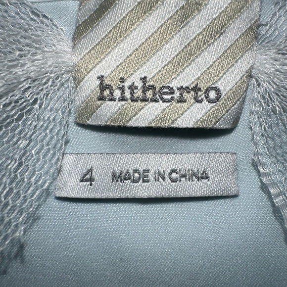 Hitherto Sky Blue V-Neck Dress Size 4 - Picture 6 of 11